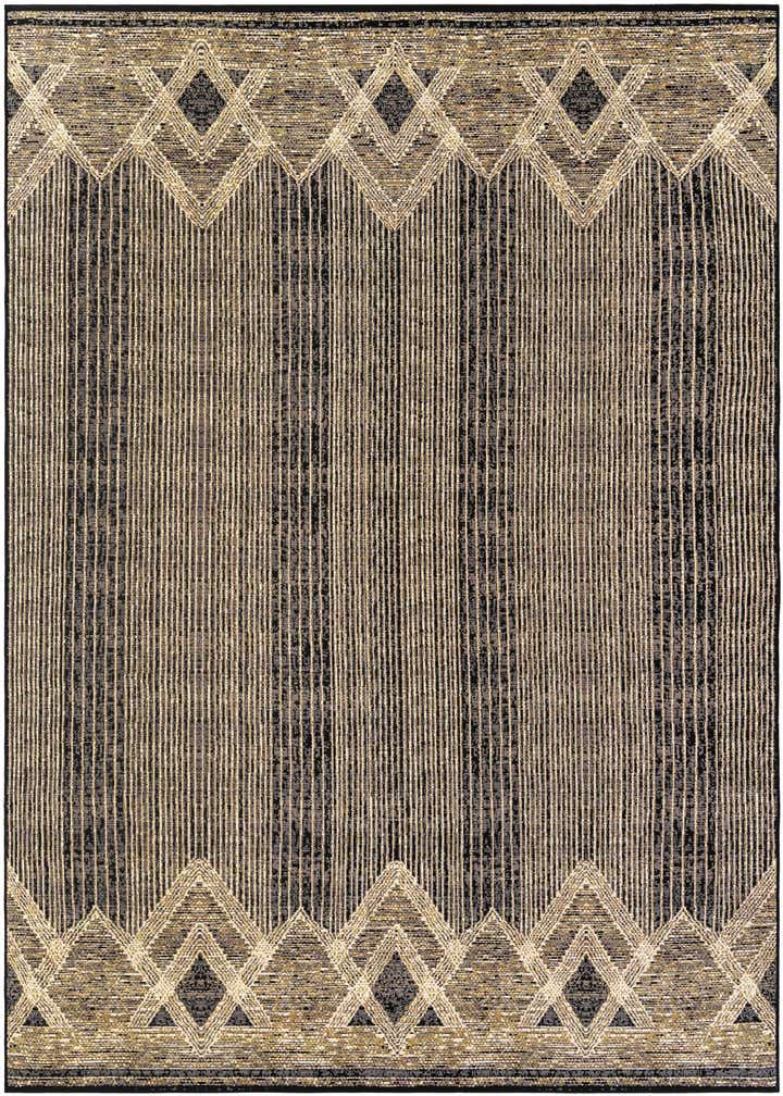 7' 10 x 11' Easy-Clean Modern Indoor / Outdoor Rug