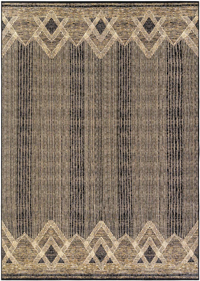 Detail image of 7' 10 x 11' Easy-Clean Modern Indoor / Outdoor Rug