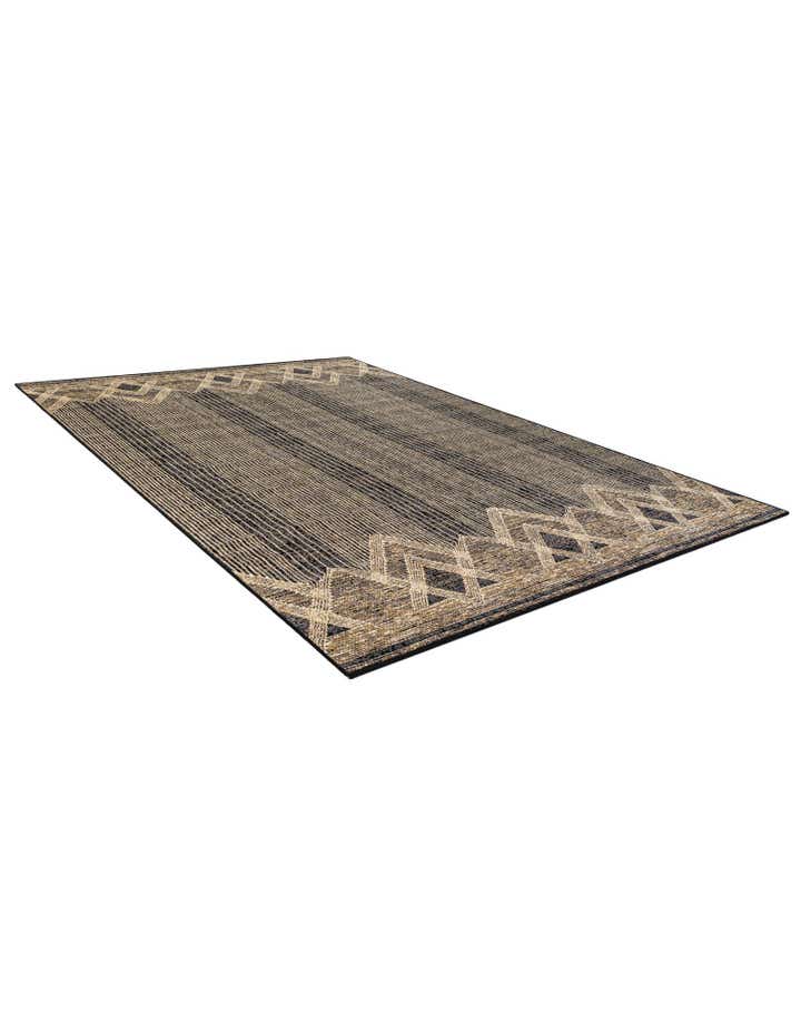 7' 10 x 11' Easy-Clean Modern Indoor / Outdoor Rug
