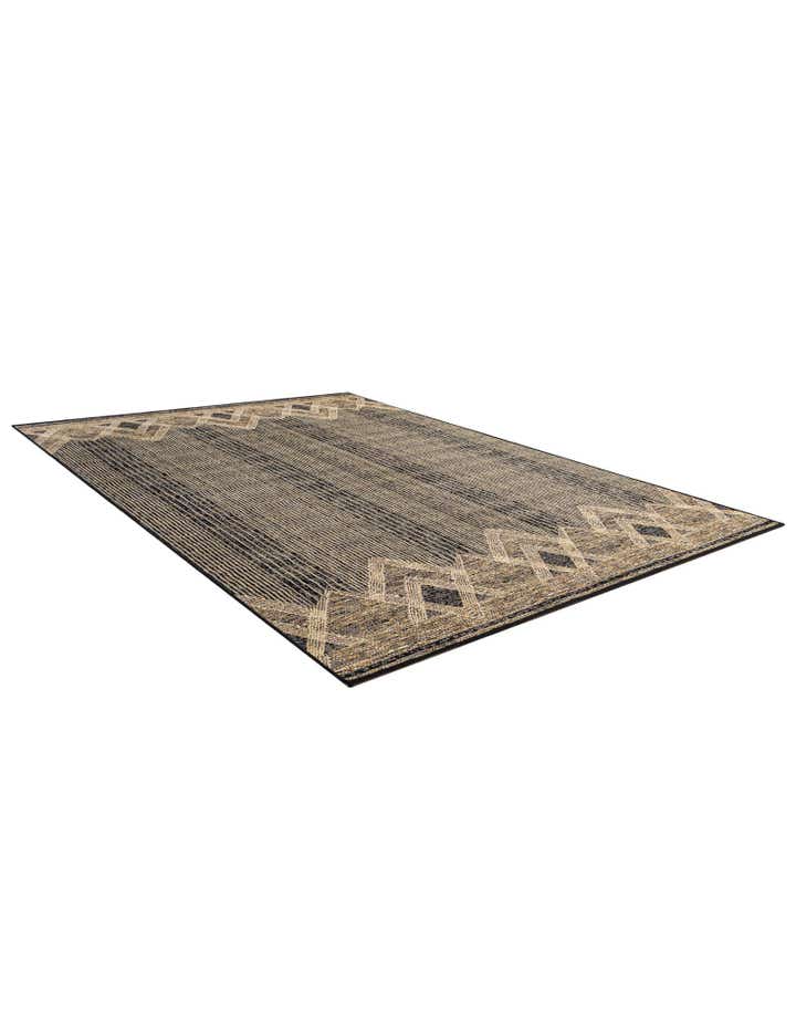 7' 10 x 11' Easy-Clean Modern Indoor / Outdoor Rug