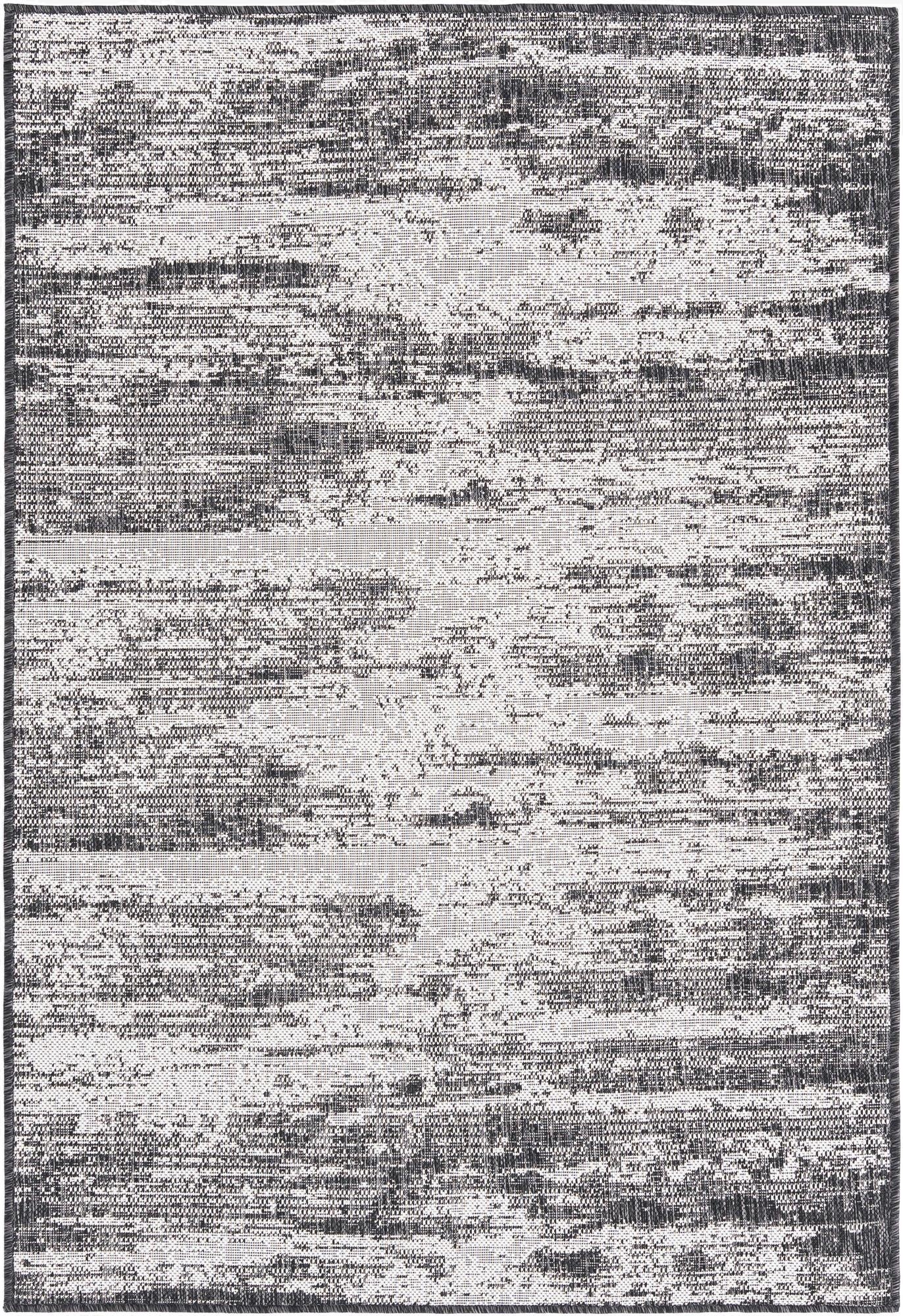 4' x 6'  Washable Modern Indoor / Outdoor Rug