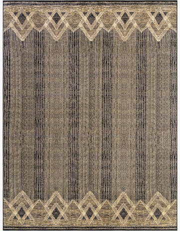 Charcoal Easy-Clean Modern Indoor / Outdoor Rug