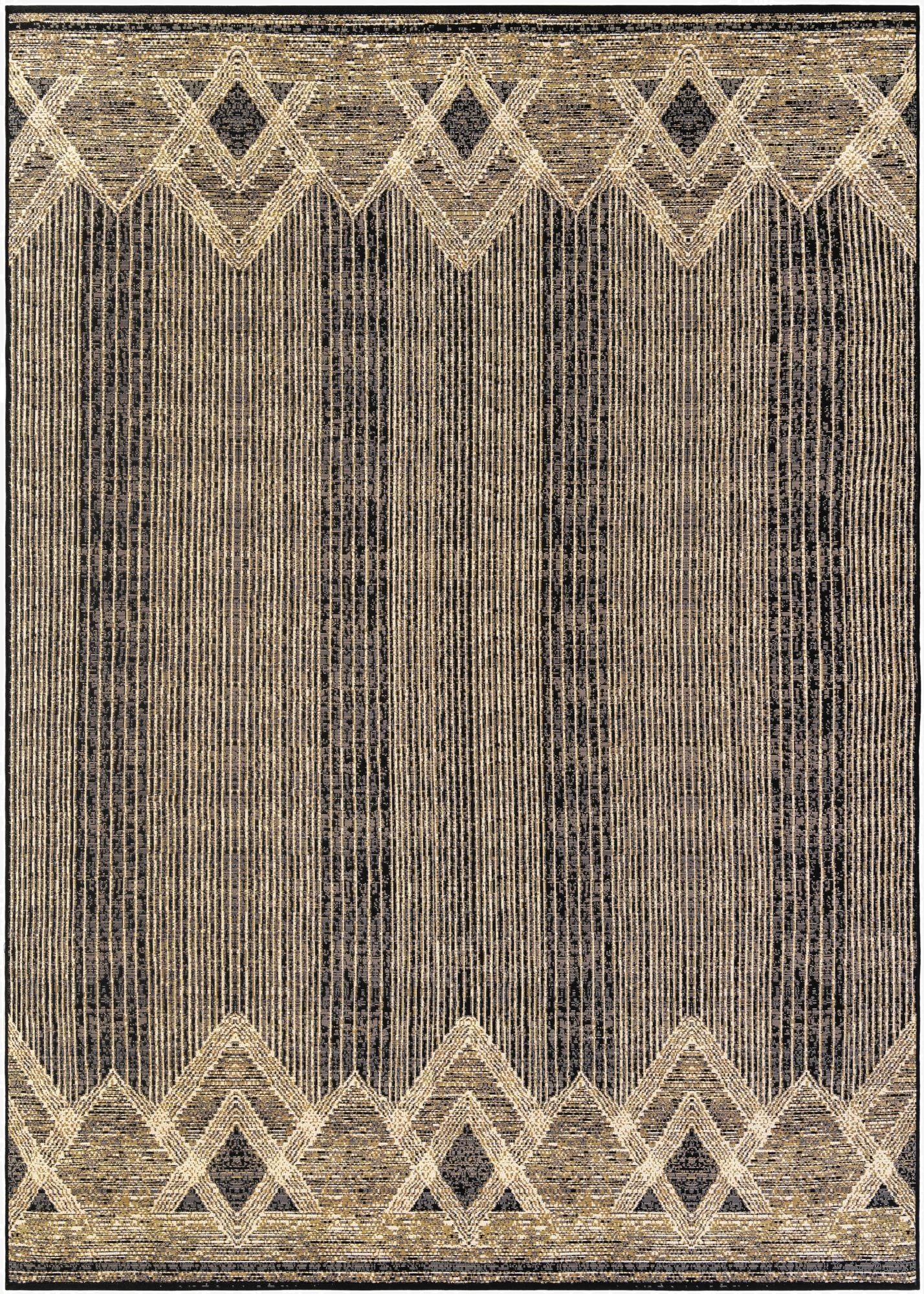 7' 10 x 11'  Washable Modern Indoor / Outdoor Rug