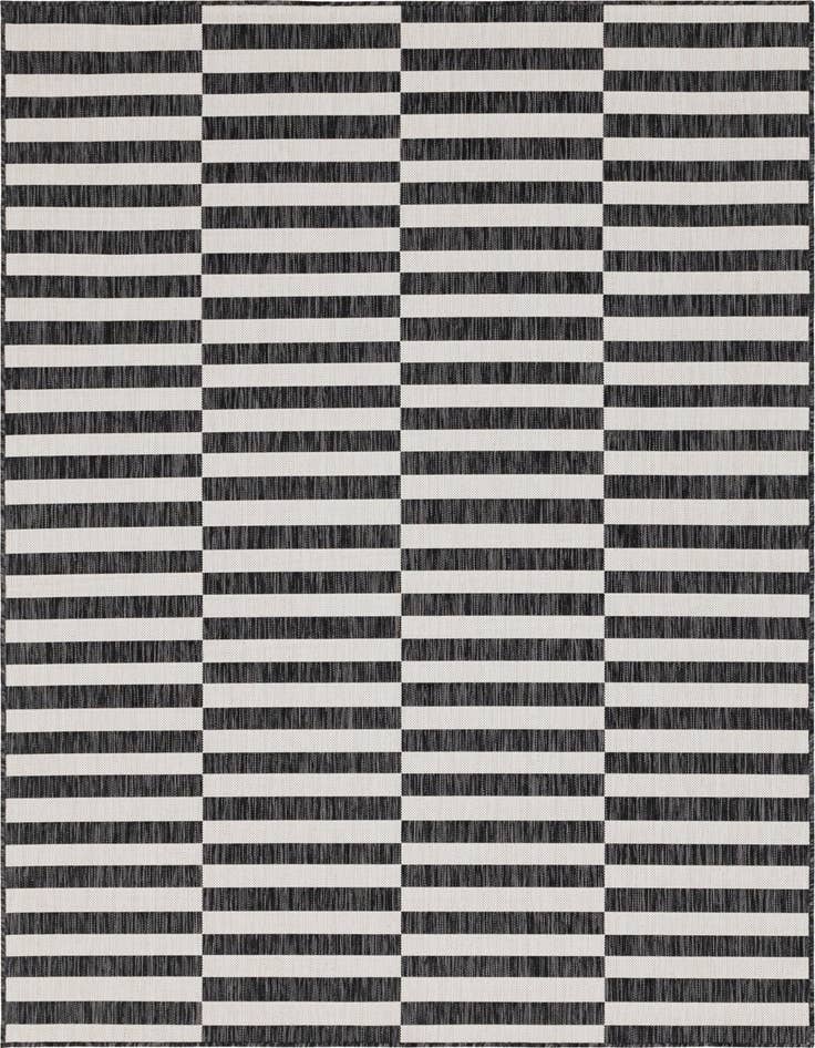 Detail image of 6' x 9' Easy-Clean Ribbon Indoor / Outdoor Rug