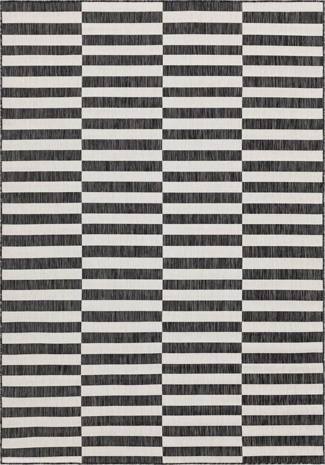 Detail image of 7' x 10' Easy-Clean Striped Indoor / Outdoor Rug