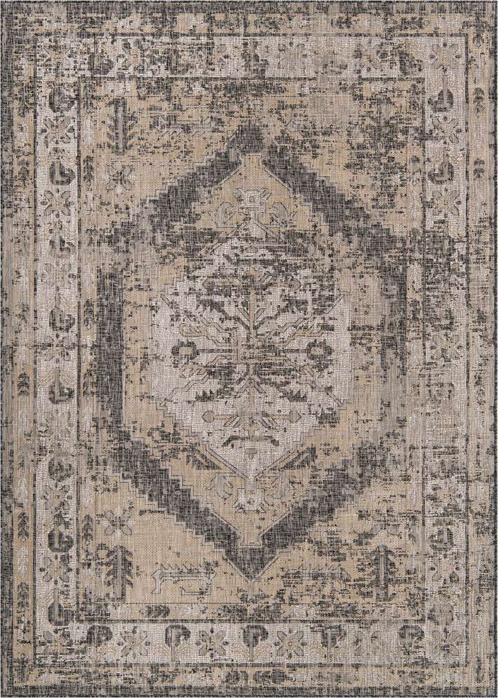 7' x 10' Easy-Clean Traditional Indoor / Outdoor Rug