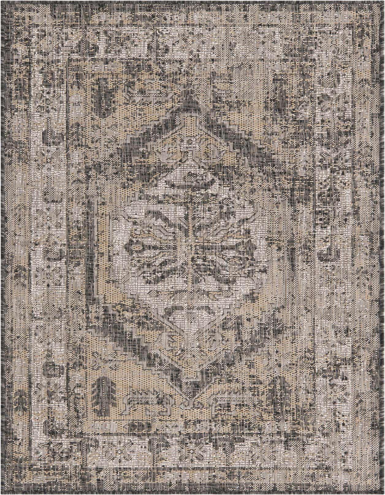 3' x 5' 3 Easy-Clean Traditional Indoor / Outdoor Rug
