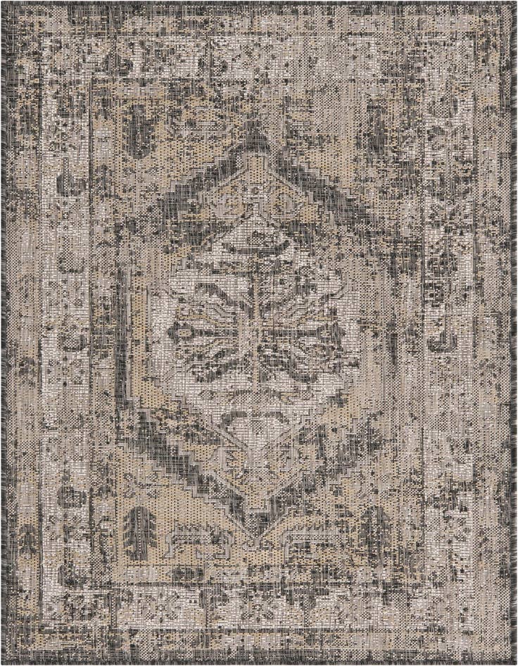 Detail image of 3' x 5' 3 Easy-Clean Traditional Indoor / Outdoor Rug
