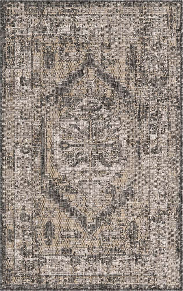3' x 5' 3 Easy-Clean Traditional Indoor / Outdoor Rug