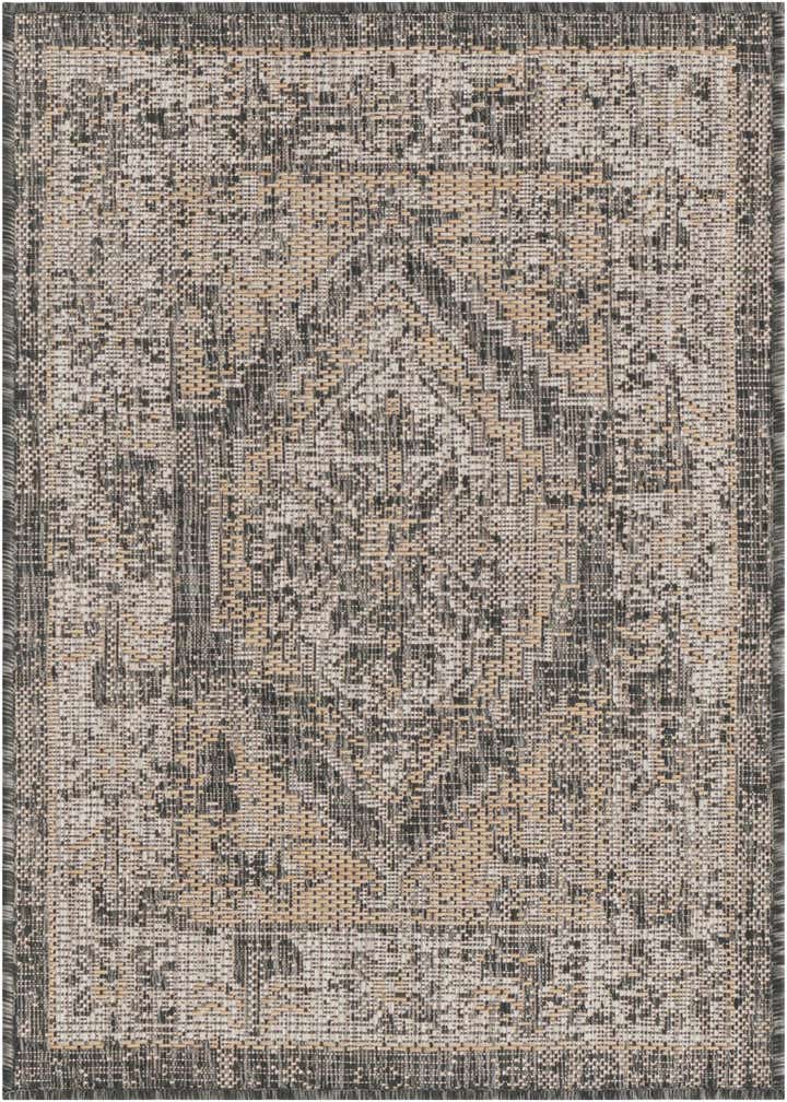 2' x 3' Easy-Clean Traditional Indoor / Outdoor Rug