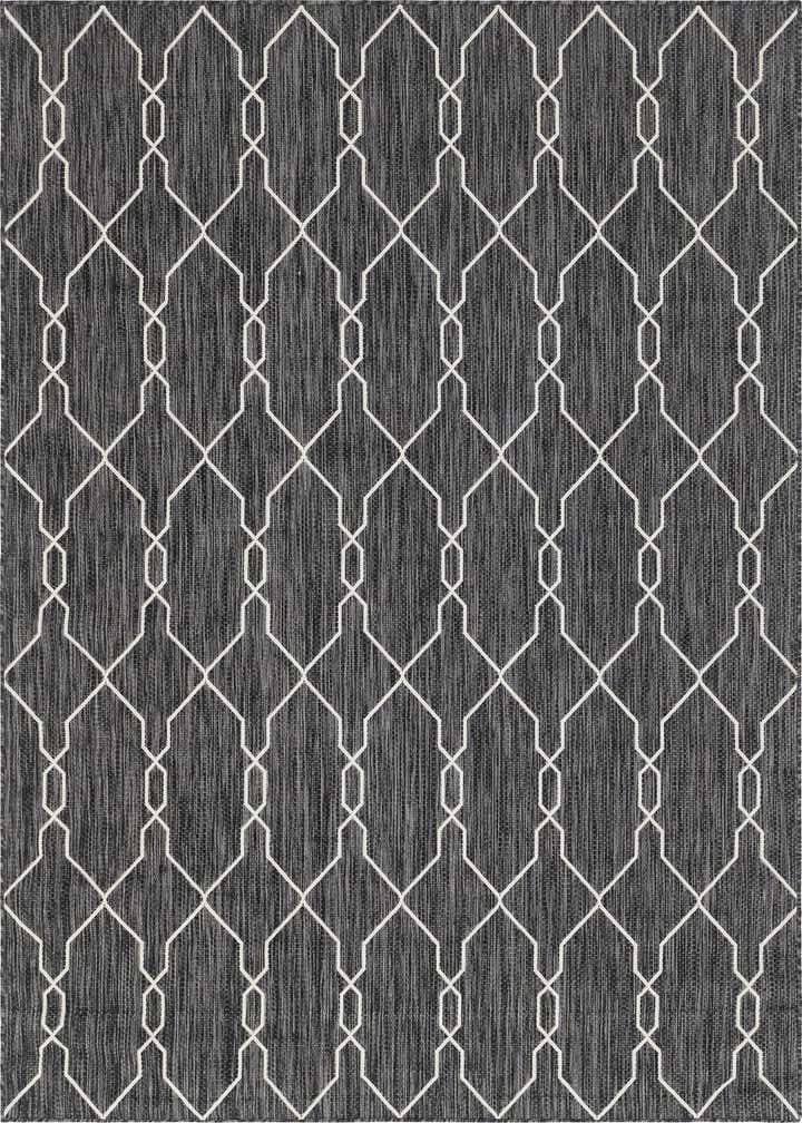 7' x 10' Easy-Clean Trellis Indoor / Outdoor Rug