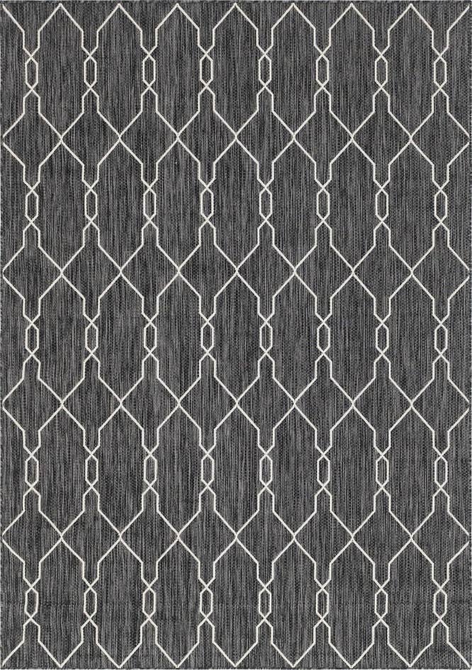 Detail image of 7' x 10' Easy-Clean Trellis Indoor / Outdoor Rug