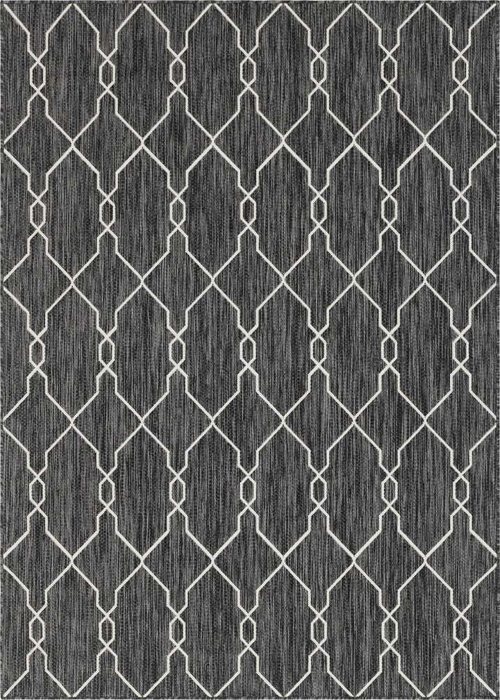6' x 9' Easy-Clean Trellis Indoor / Outdoor Rug