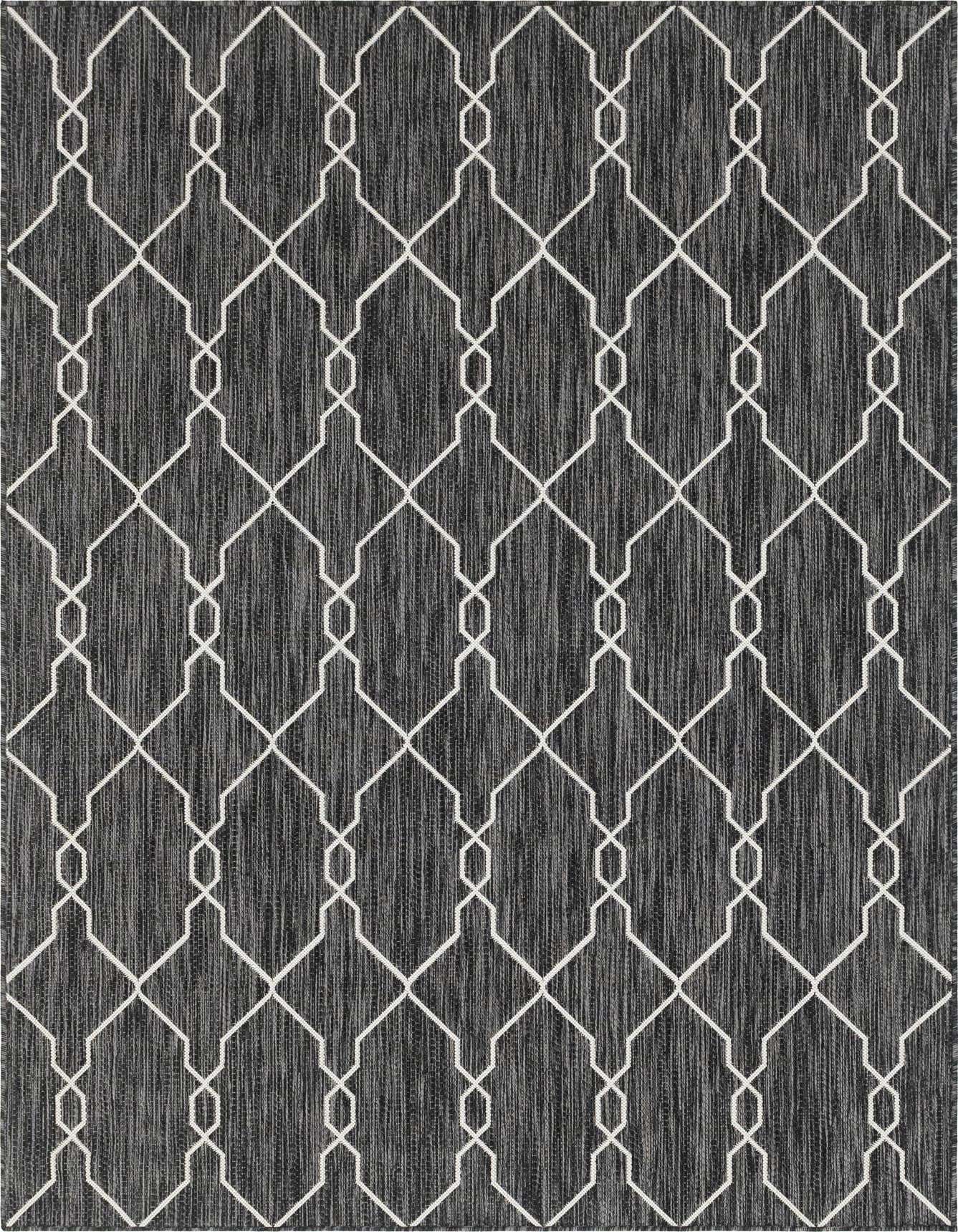 6' x 9' Easy-Clean Trellis Indoor / Outdoor Rug
