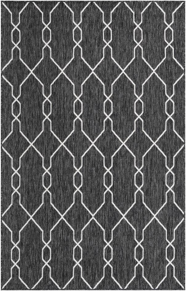 Detail image of 5' 3 x 8' Easy-Clean Trellis Indoor / Outdoor Rug