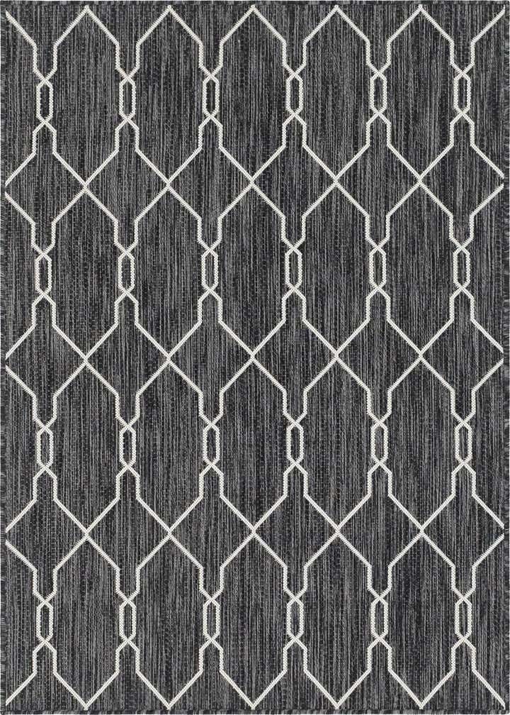 4' x 6' Easy-Clean Trellis Indoor / Outdoor Rug