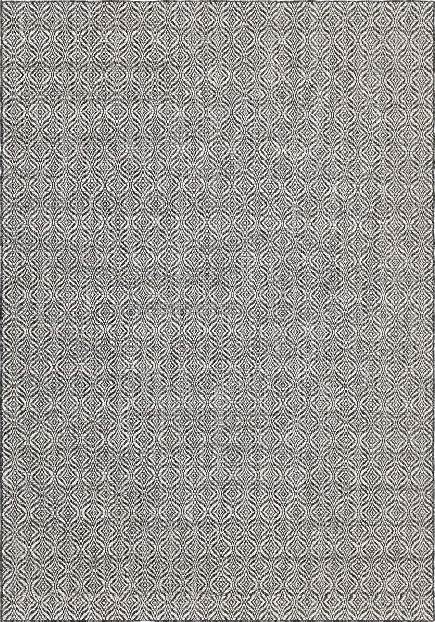 7' 10 x 11' Easy-Clean Trellis Indoor / Outdoor Rug