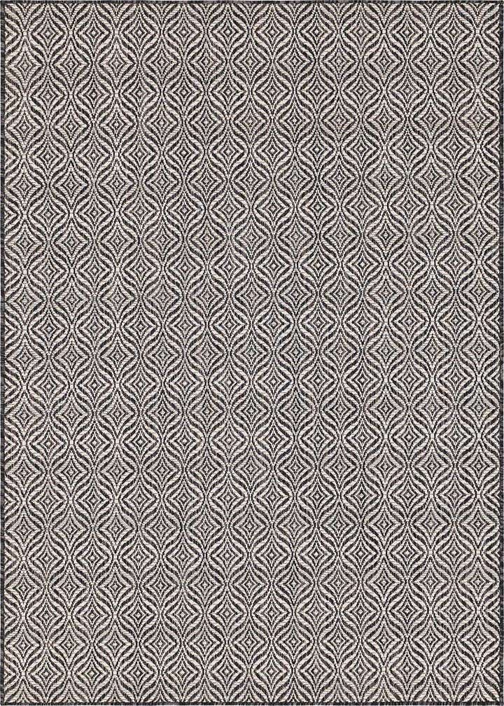 5' 3 x 8' Easy-Clean Trellis Indoor / Outdoor Rug