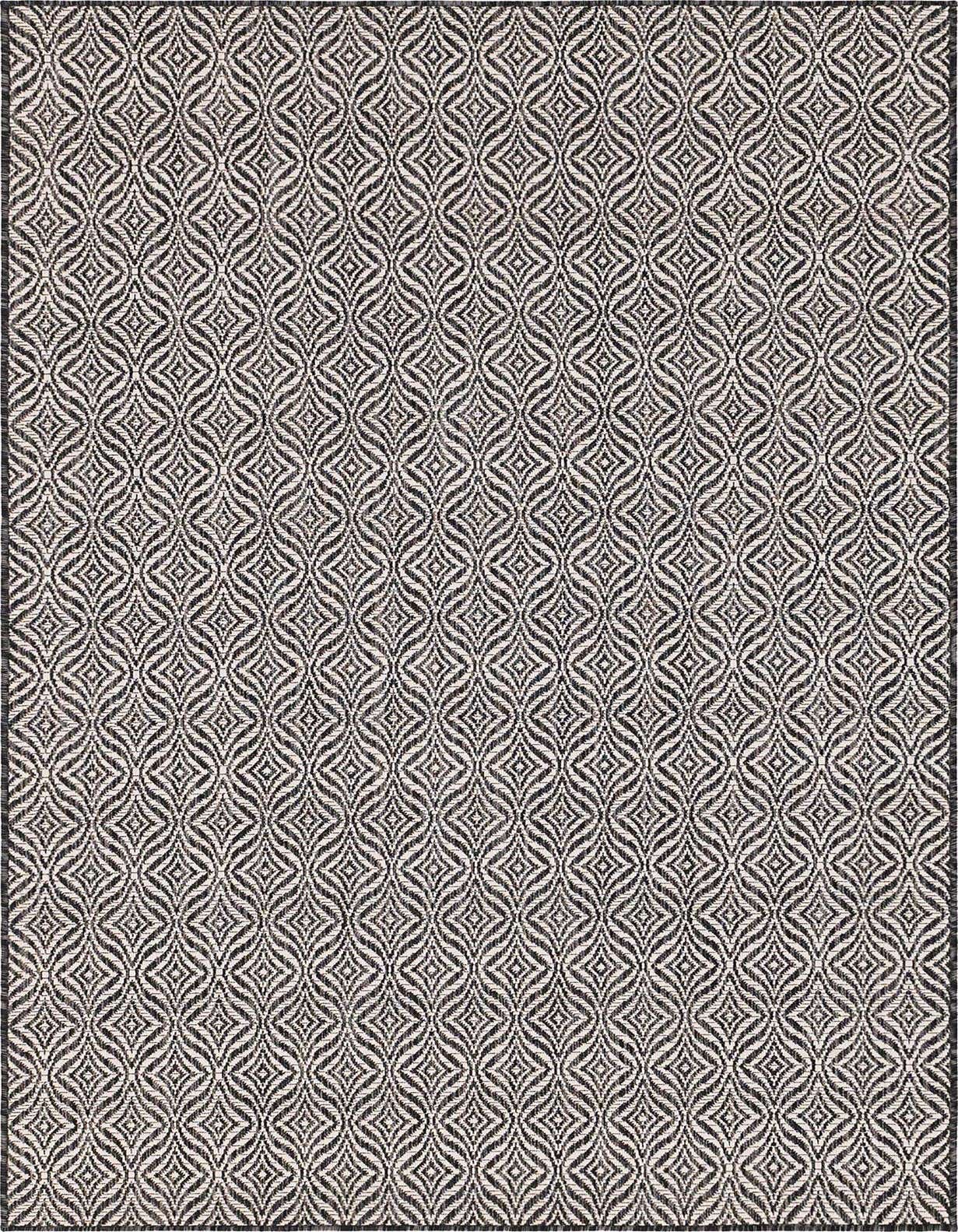 5' 3 x 8' Easy-Clean Trellis Indoor / Outdoor Rug