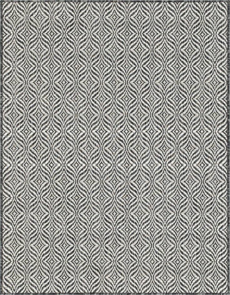 Detail image of 4' x 6' Easy-Clean Trellis Indoor / Outdoor Rug