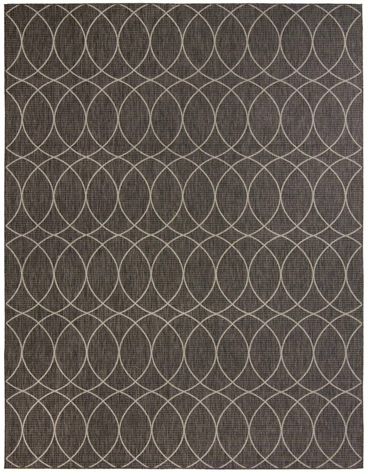 Detail image of 10' x 14' Easy-Clean Trellis Indoor / Outdoor Rug