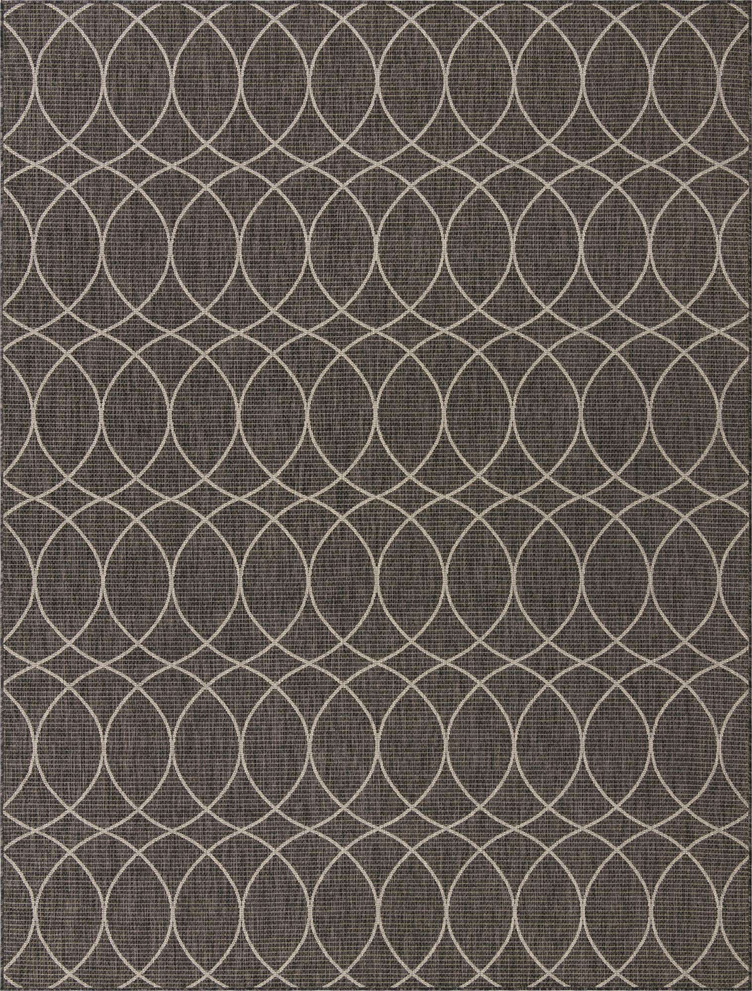 9' x 12' Easy-Clean Trellis Indoor / Outdoor Rug