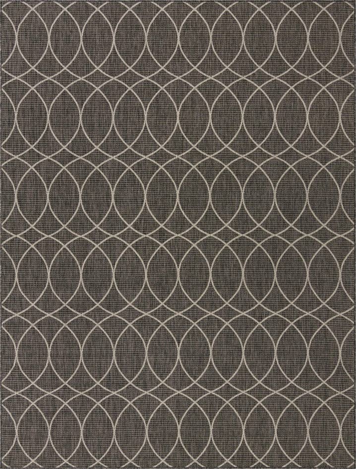 Detail image of 9' x 12' Easy-Clean Trellis Indoor / Outdoor Rug
