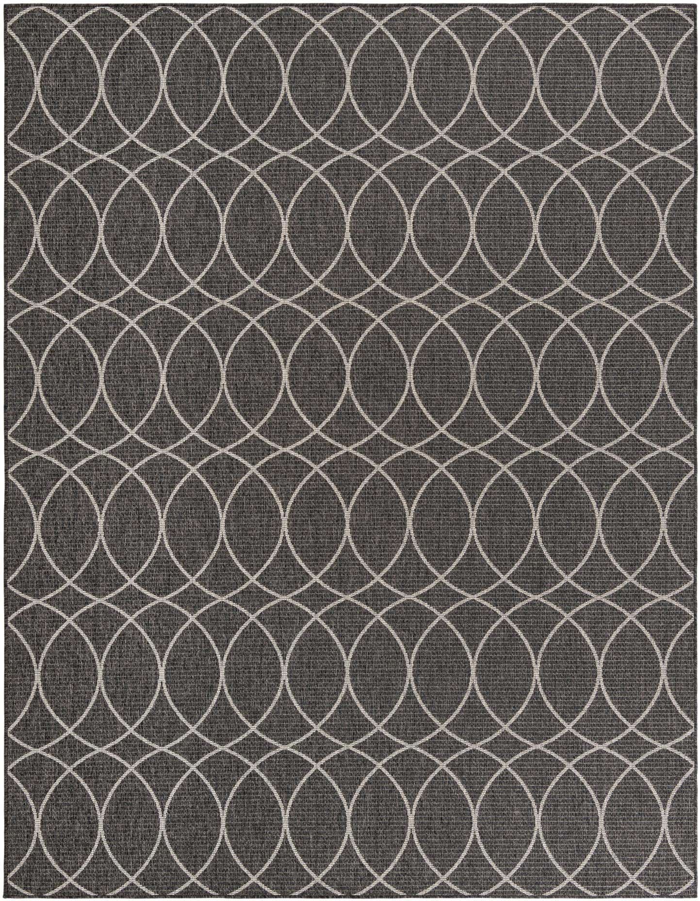7' 10 x 11' Easy-Clean Trellis Indoor / Outdoor Rug