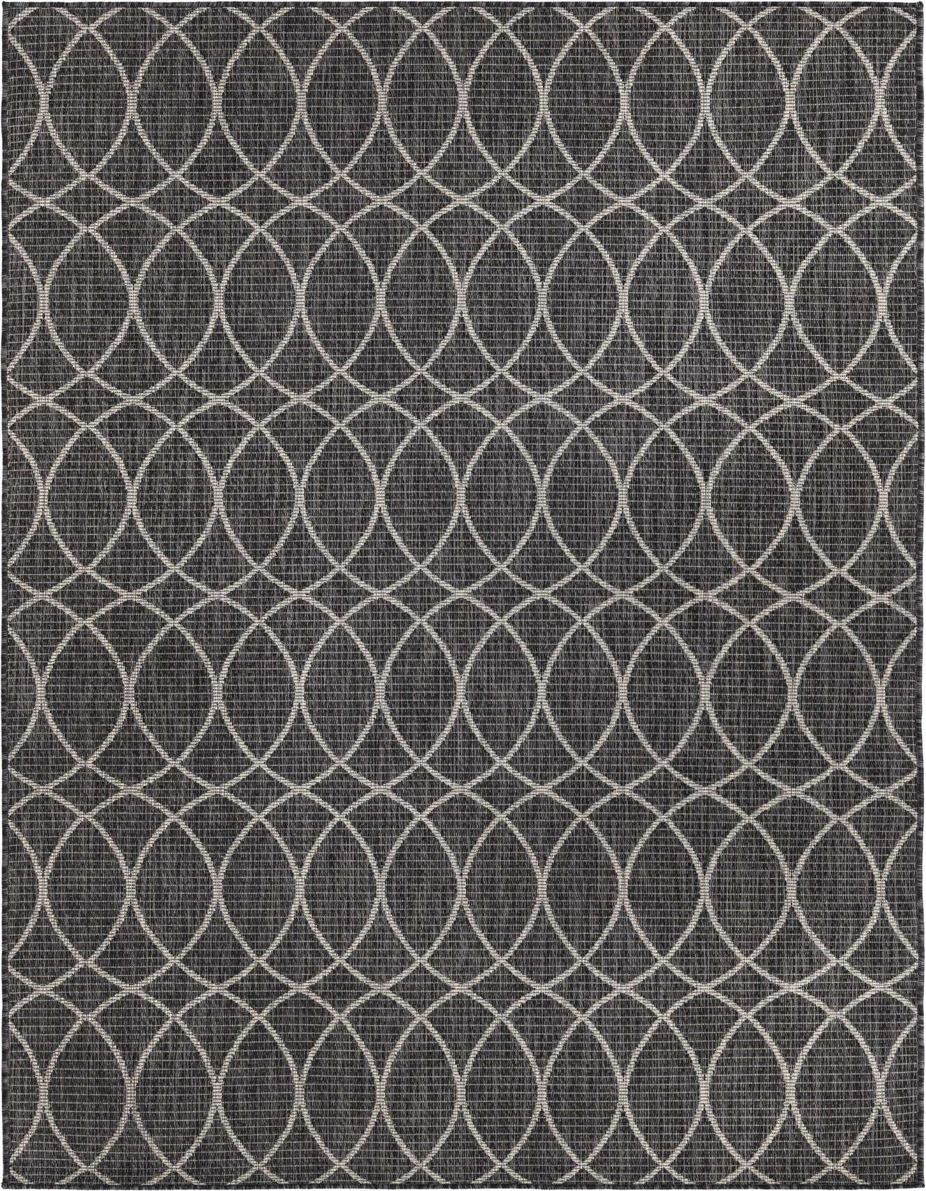 5' 3 x 8' Easy-Clean Trellis Indoor / Outdoor Rug