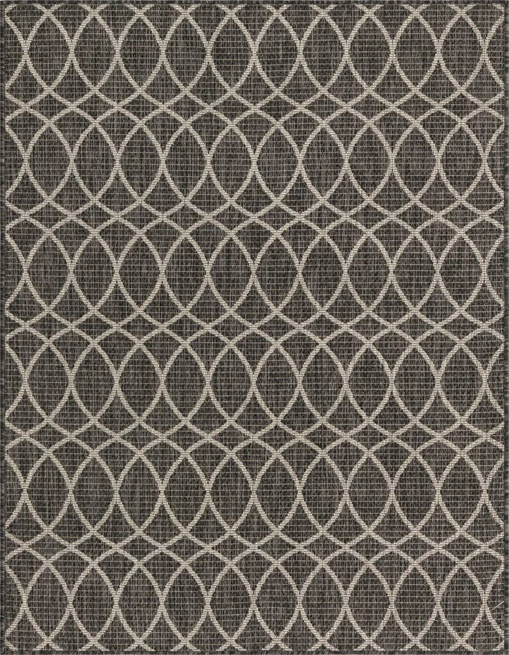 Detail image of 4' x 6' Easy-Clean Trellis Indoor / Outdoor Rug