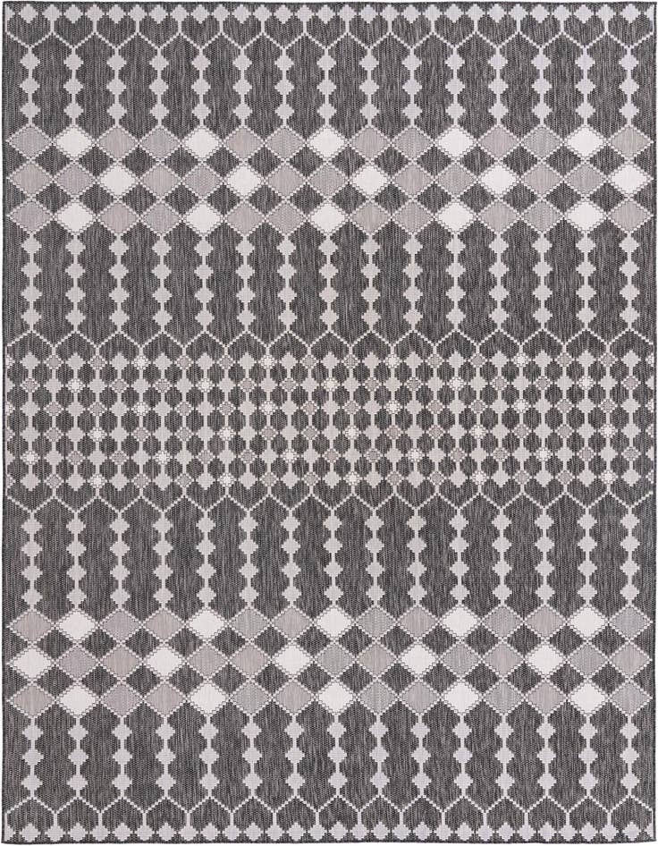 Detail image of 10' x 14' Easy-Clean Trellis Indoor / Outdoor Rug
