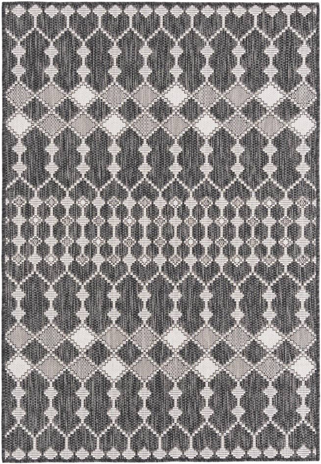 Detail image of 4' x 6' Easy-Clean Trellis Indoor / Outdoor Rug