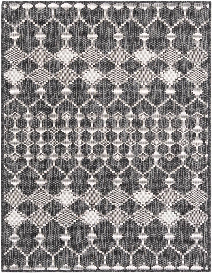 Detail image of 3' x 5' 3 Easy-Clean Trellis Indoor / Outdoor Rug