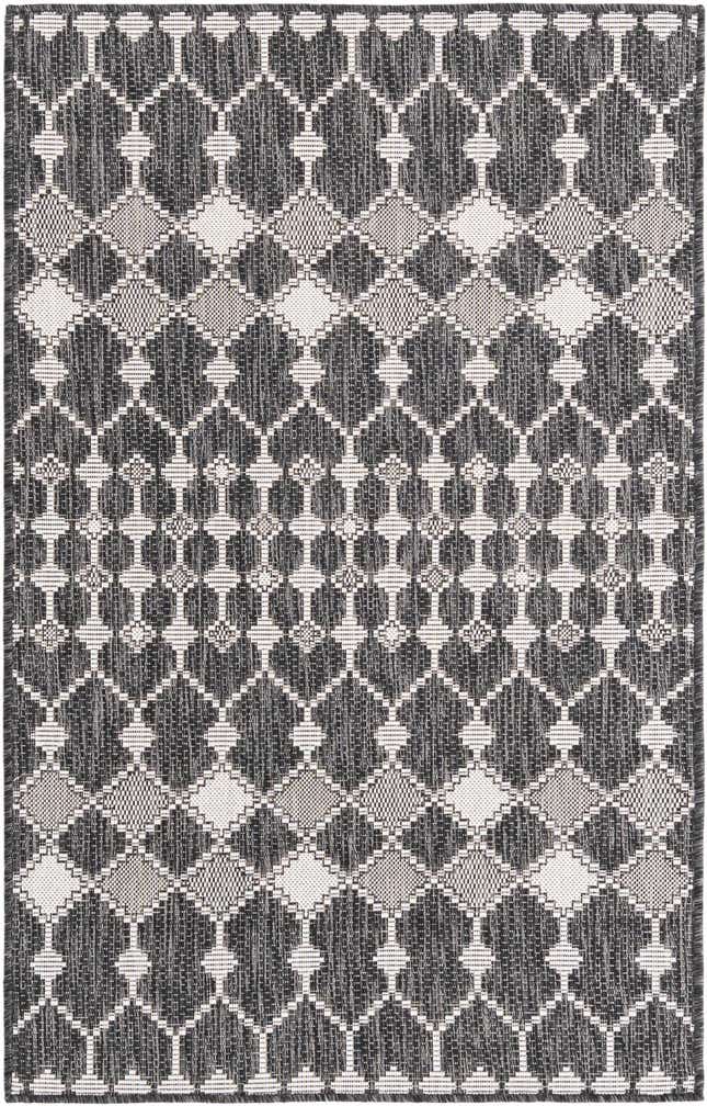 3' x 5' 3 Easy-Clean Trellis Indoor / Outdoor Rug