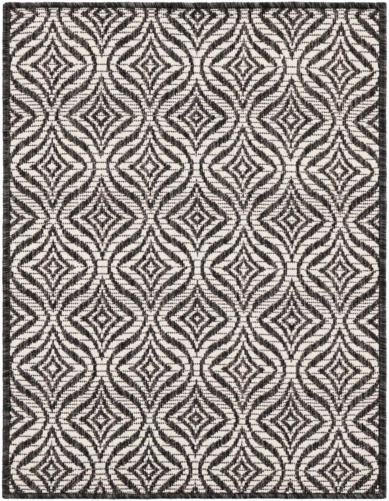 2' x 3' Easy-Clean Trellis Indoor / Outdoor Rug