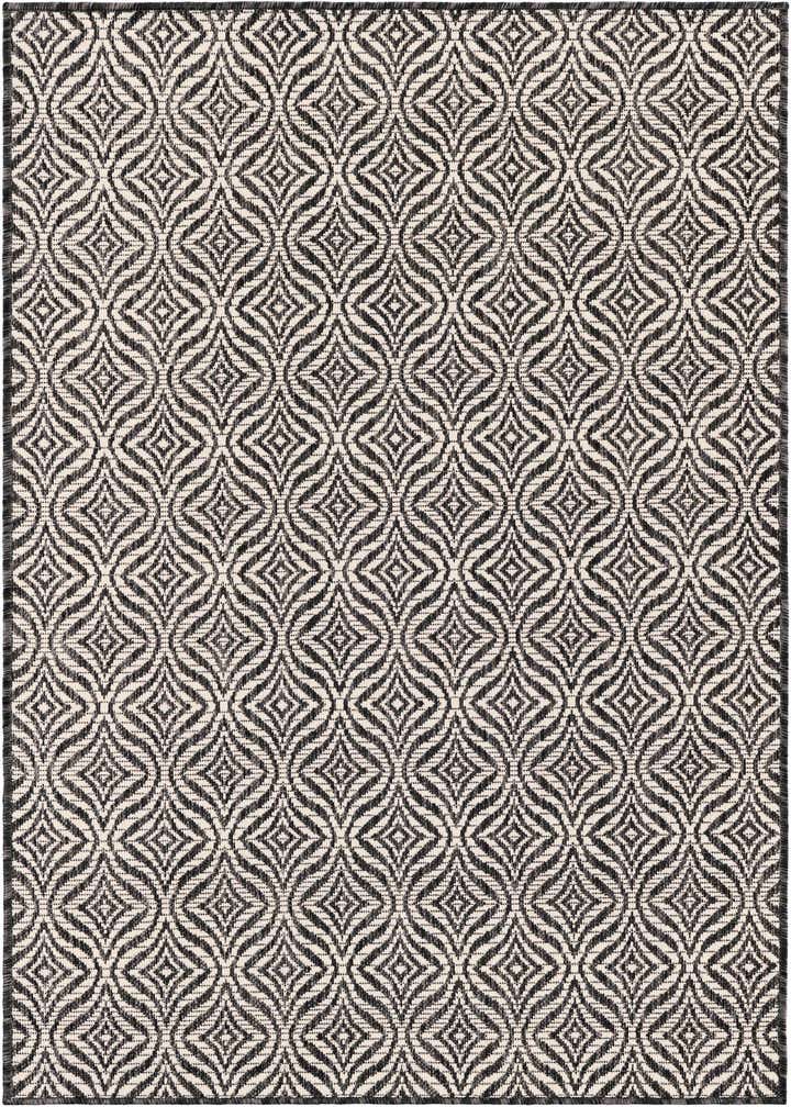3' x 5' 3 Easy-Clean Trellis Indoor / Outdoor Rug