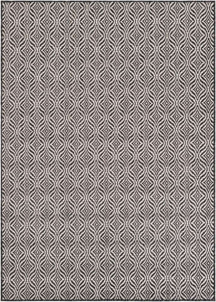 5' 3 x 7' Easy-Clean Trellis Indoor / Outdoor Rug