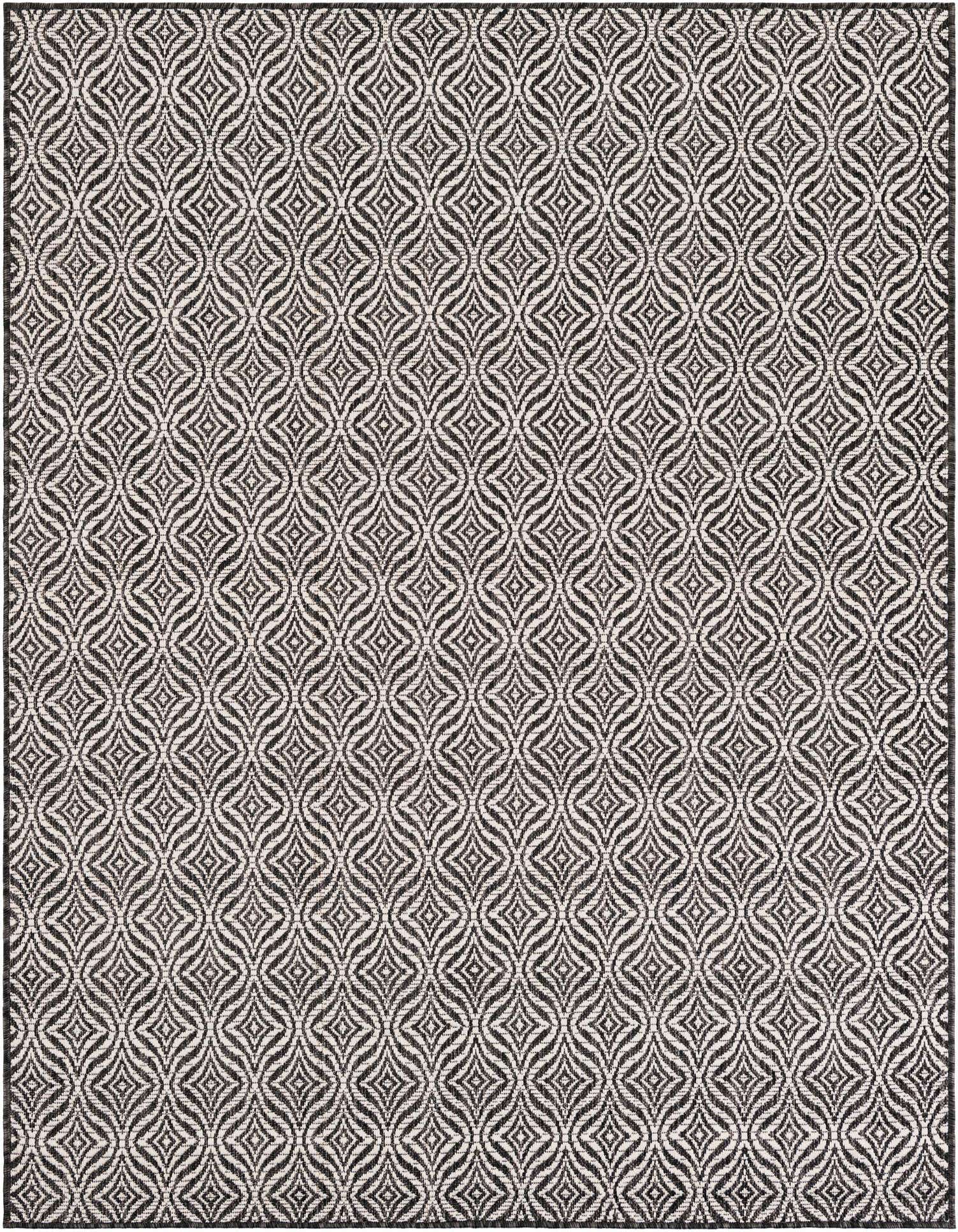 5' 3 x 7' Easy-Clean Trellis Indoor / Outdoor Rug