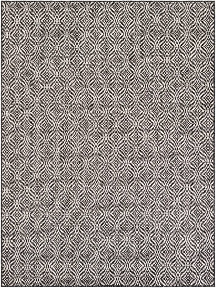 Detail image of 5' 3 x 7' Easy-Clean Trellis Indoor / Outdoor Rug