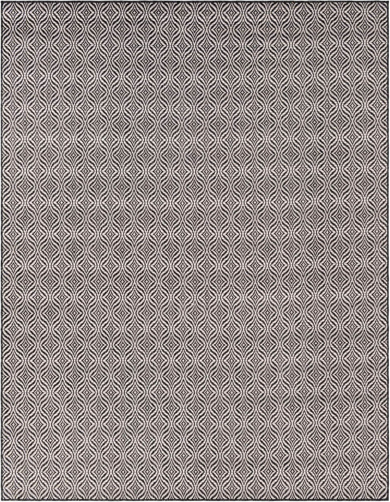 7' 10 x 10' Easy-Clean Trellis Indoor / Outdoor Rug