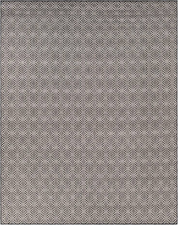 Detail image of 7' 10 x 10' Easy-Clean Trellis Indoor / Outdoor Rug