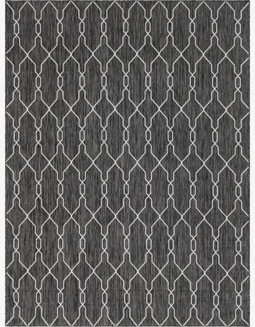 9' x 12' Easy-Clean Trellis Indoor / Outdoor Rug