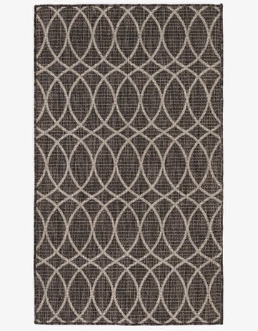 3' x 5' 3 Easy-Clean Trellis Indoor / Outdoor Rug