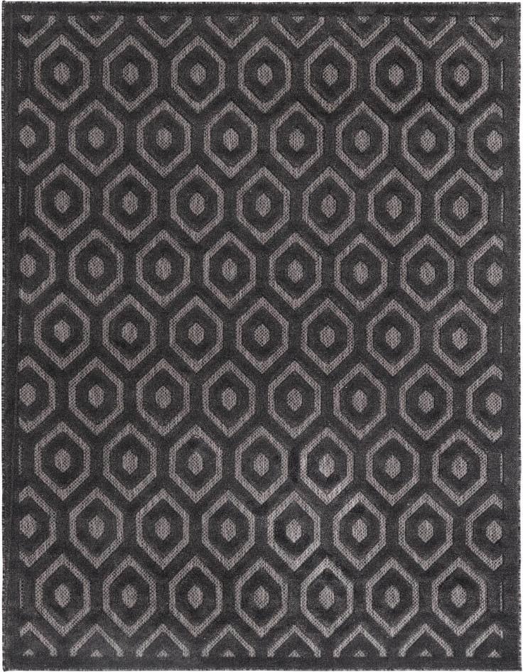 Detail image of 6' x 9' Easy-Clean Trellis Textured Indoor / Outdoor Rug