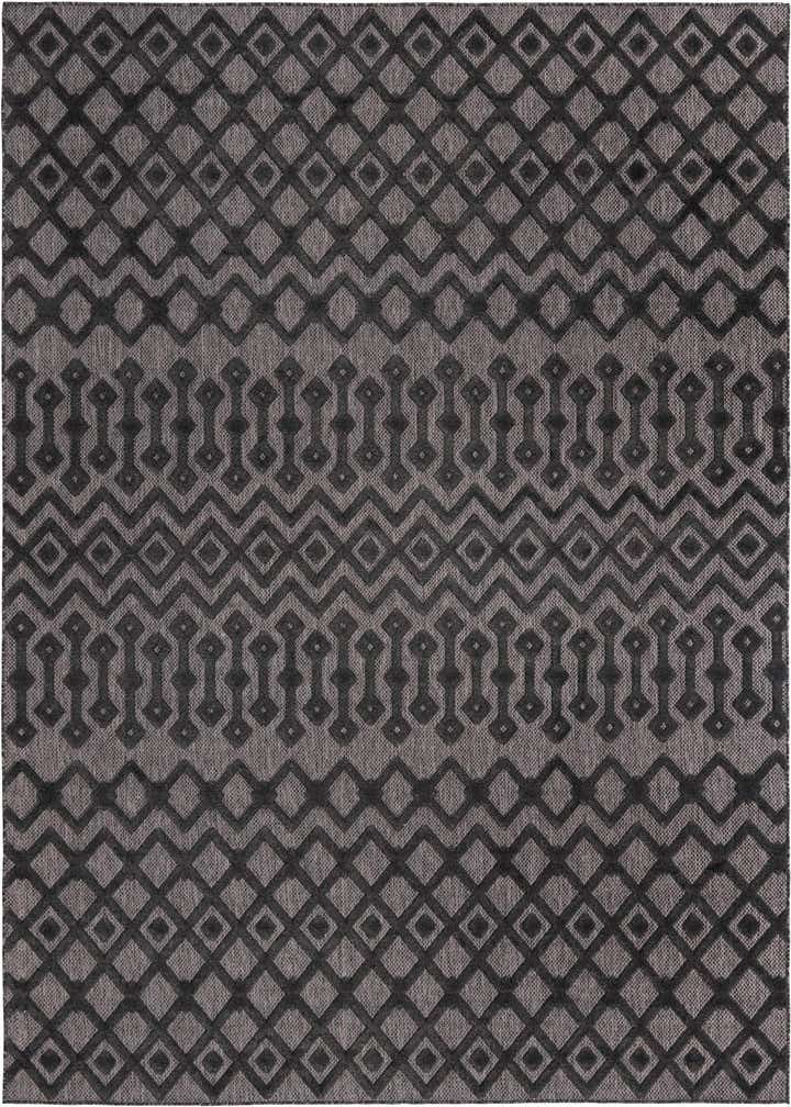 9' x 12' Easy-Clean Trellis Textured Indoor / Outdoor Rug