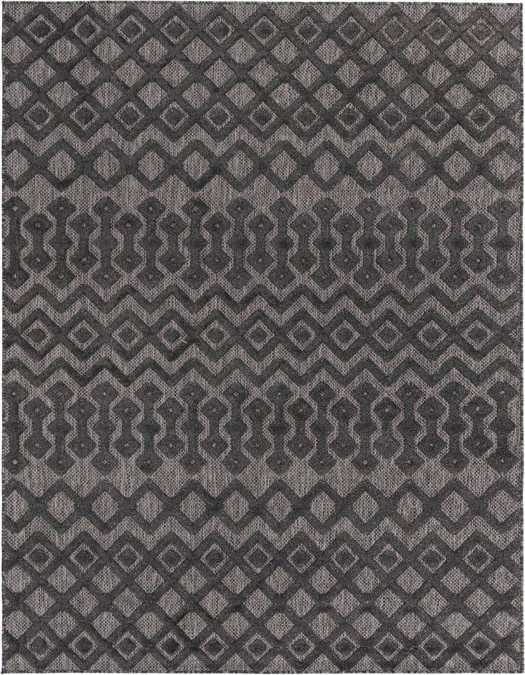 Detail image of 6' x 9' Easy-Clean Trellis Textured Indoor / Outdoor Rug