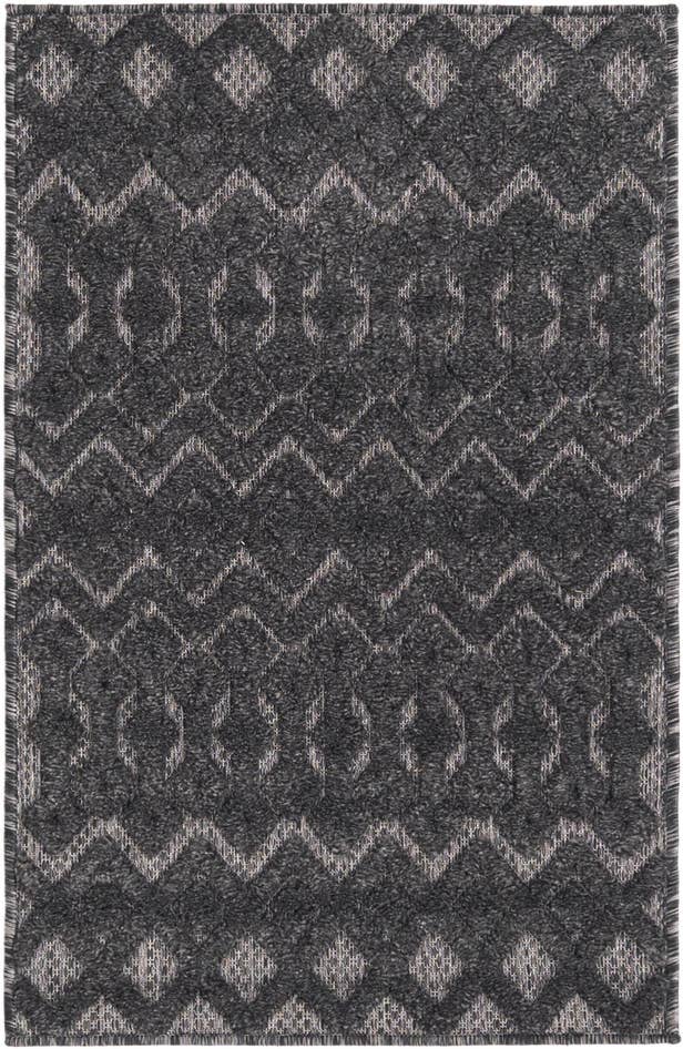 Detail image of 2' x 3' Easy-Clean Trellis Textured Indoor / Outdoor Rug