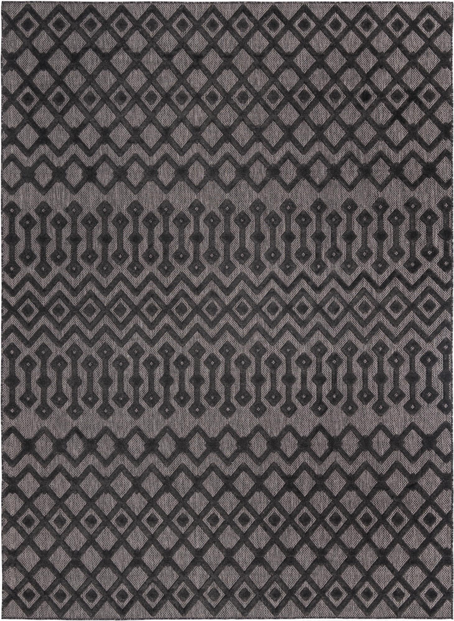 275cm x 365cm  Washable Trellis Textured Indoor / Outdoor Alfombra
