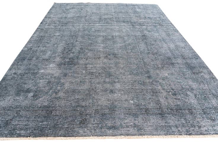 Detail image of 8' 1 x 10' 10 Hand Knotted Ultra Vintage Persian Wool Rug