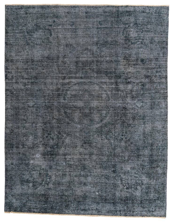 Detail image of 8' 1 x 10' 10 Hand Knotted Ultra Vintage Persian Wool Rug